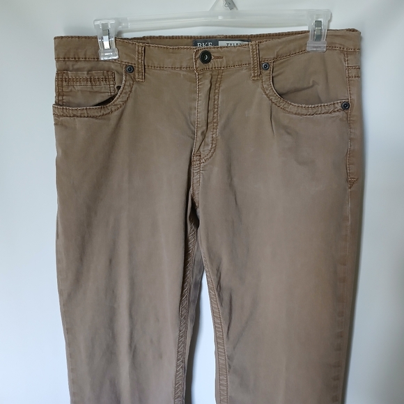 BKE Buckle Mens Tyler Casual Straight Leg Size 33L Color Tan - Picture 3 of 11